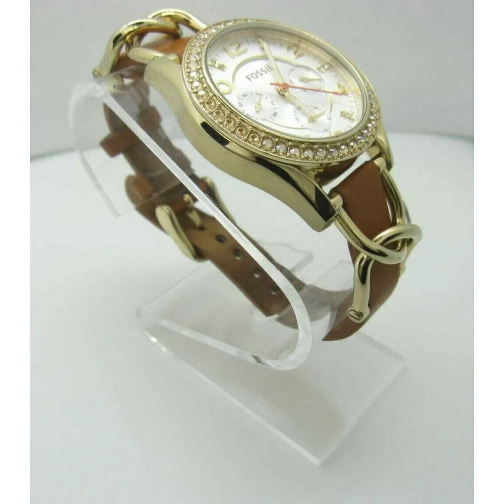 Women's Fossil 10ATM WR Crystals Analog 40mm Dial Watch (C988)